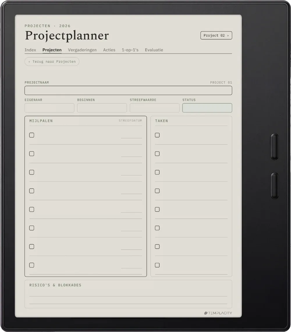 The Planner Het projectendashboard