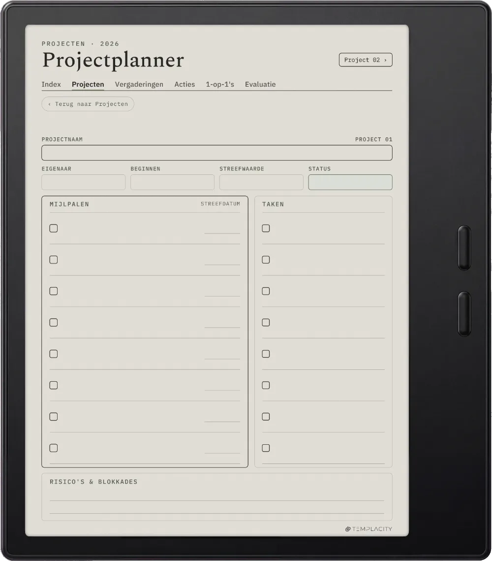 The Planner Het projectendashboard