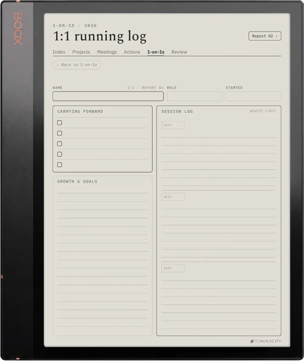 The Planner · Work Boox Note Air3 C page 5