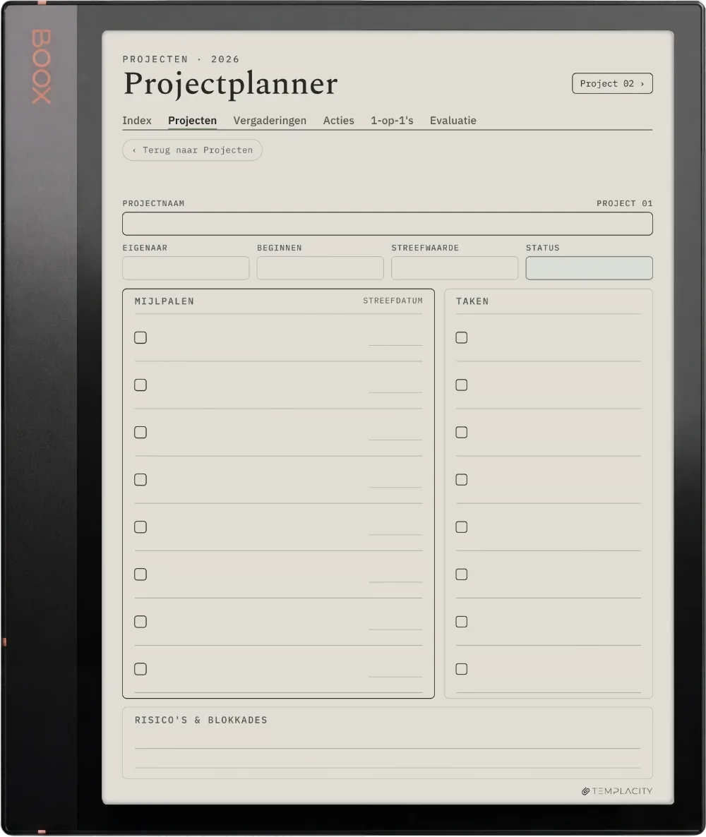 The Planner Het projectendashboard