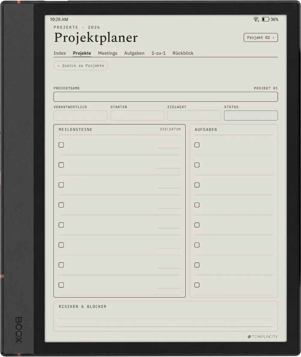 Der Planer: Das Projekt-Dashboard