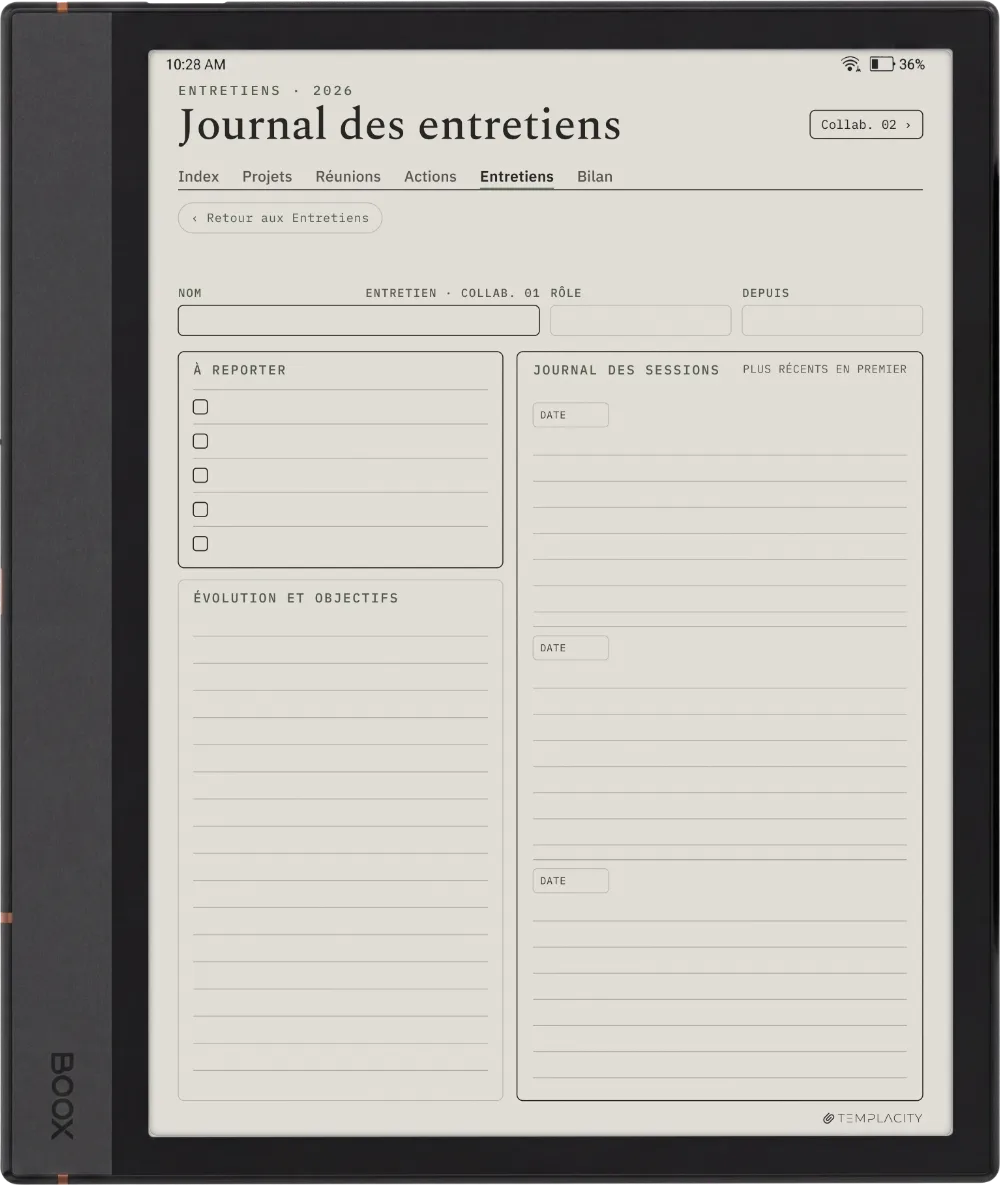 The Planner · Work Boox Note Air4 C page 5