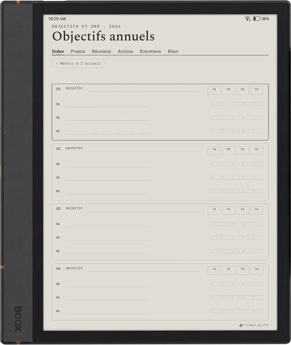 The Planner · Work Boox Note Air4 C page 4