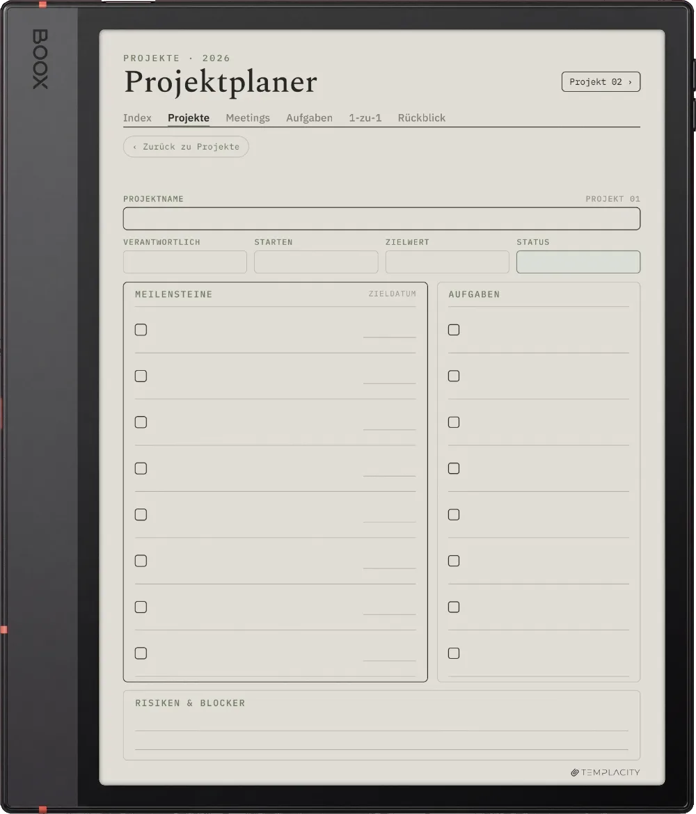 Der Planer: Das Projekt-Dashboard