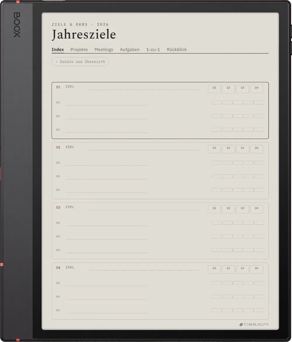 The Planner · Work Boox Note Air5 C Seite 4