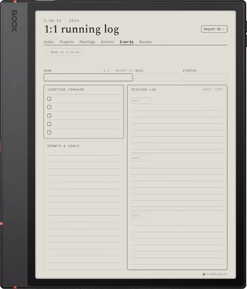 The Planner · Work Boox Note Air5 C page 5