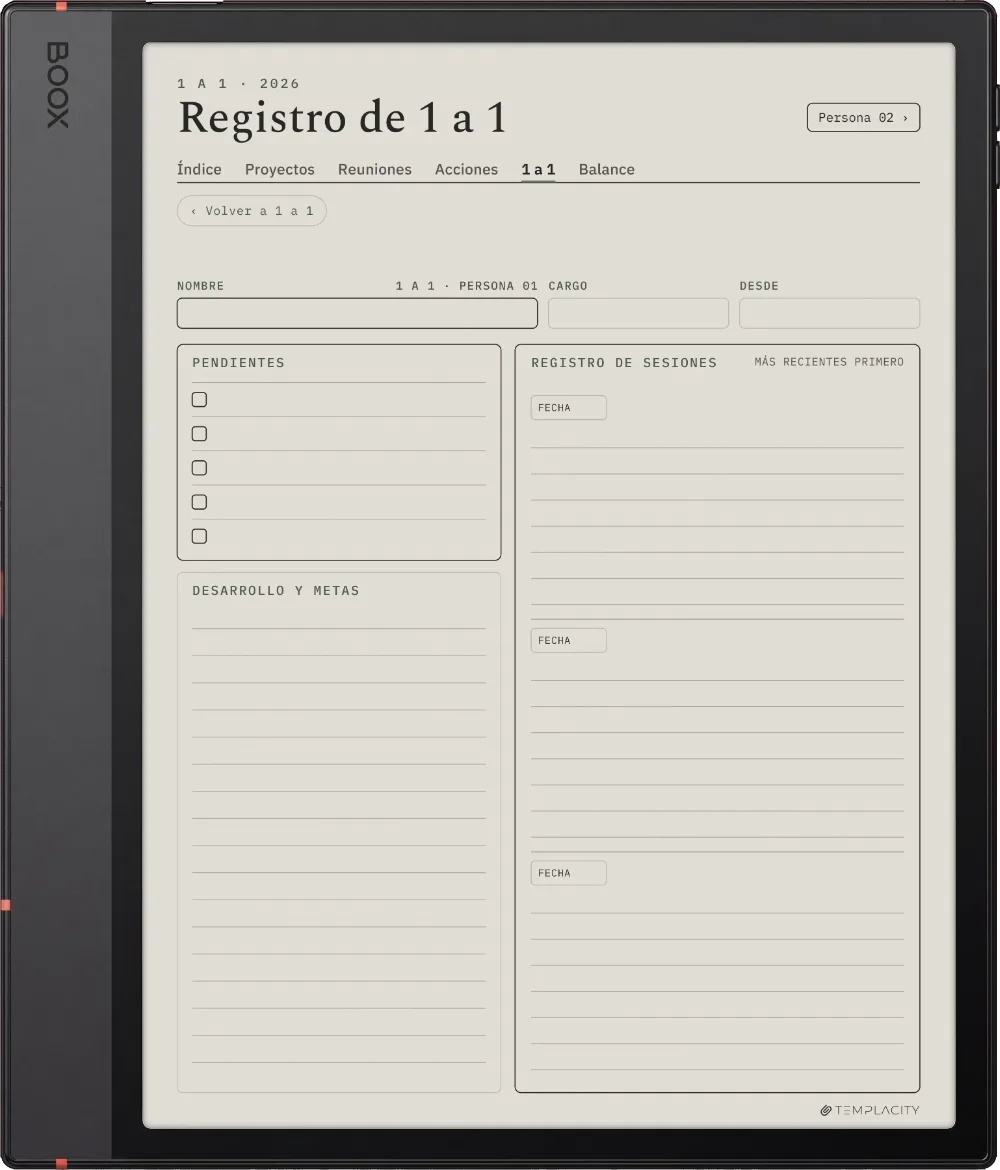 The Planner · Trabajo Boox Note Air5 C página 5