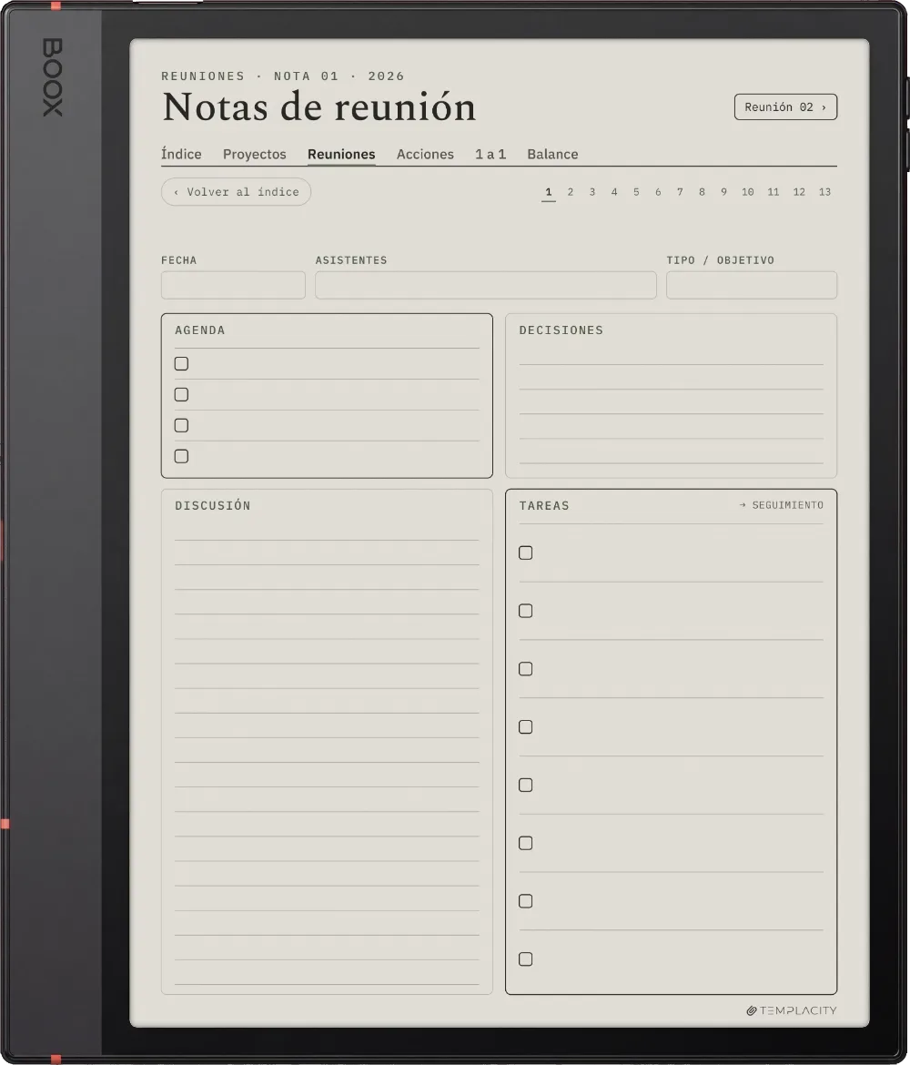 The Planner · Trabajo Boox Note Air5 C página 3