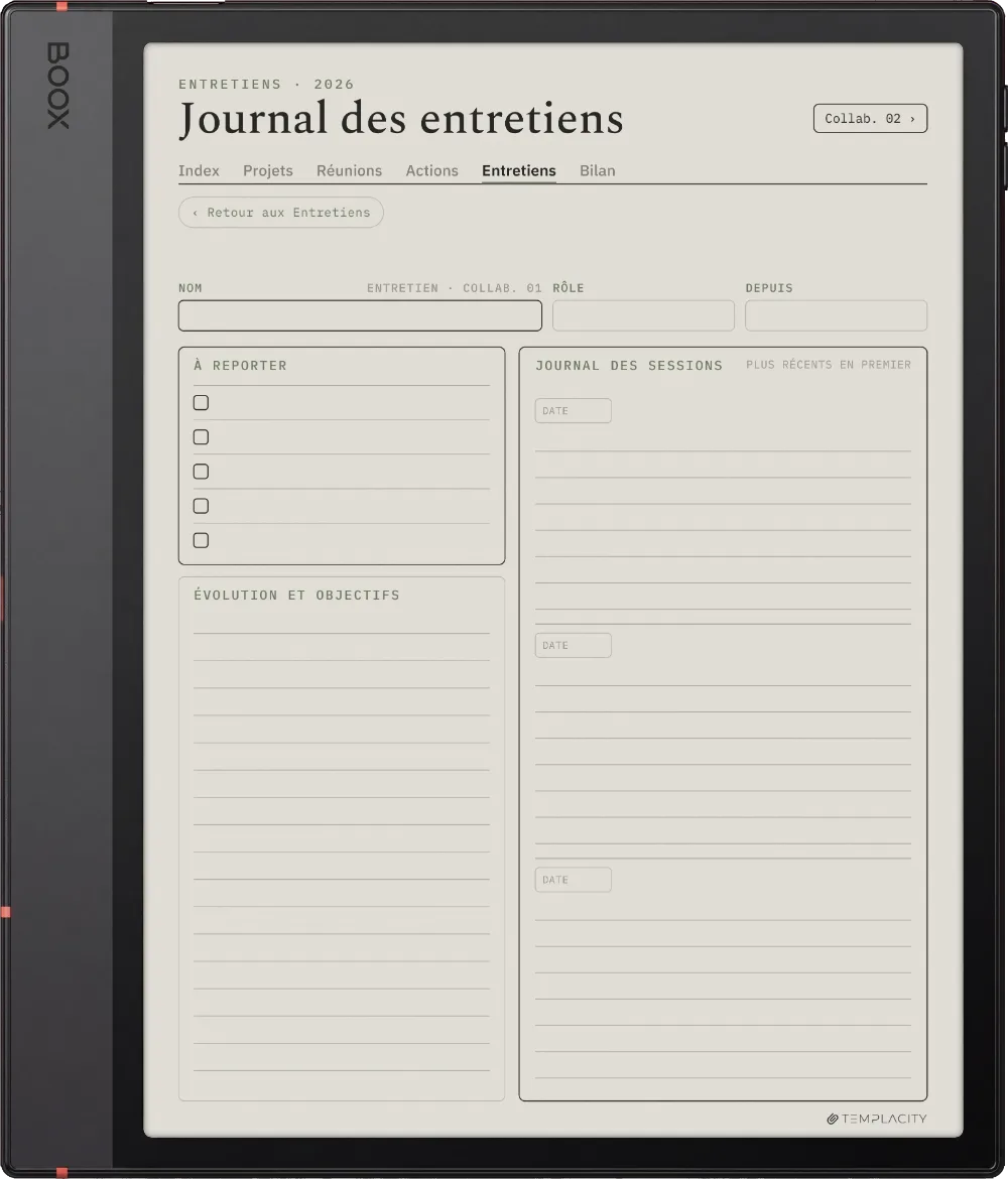 The Planner · Work Boox Note Air5 C page 5