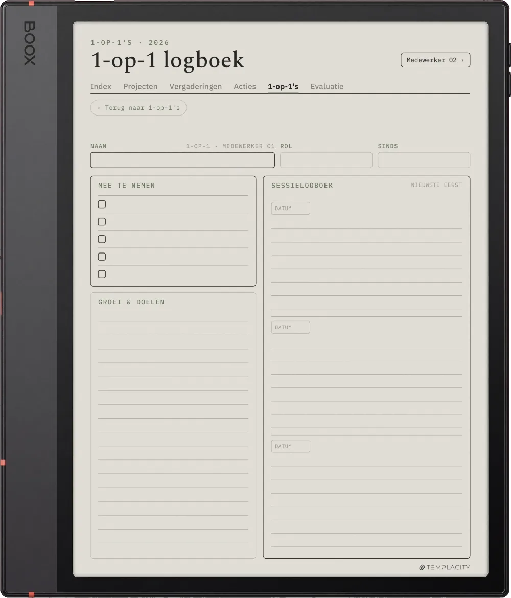 The Planner · Werk Boox Note Air5 C pagina 5