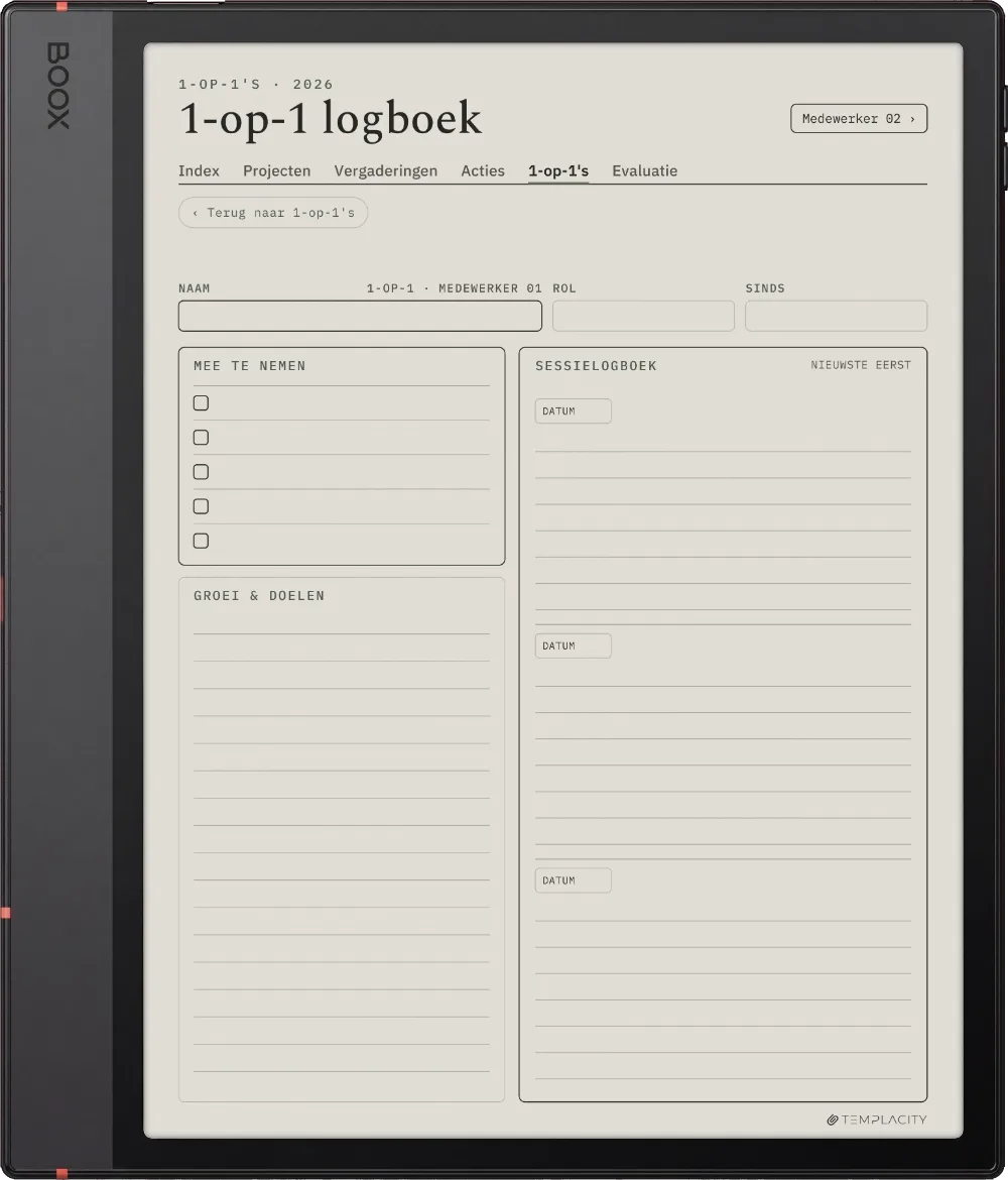 The Planner · Werk Boox Note Air5 C pagina 5