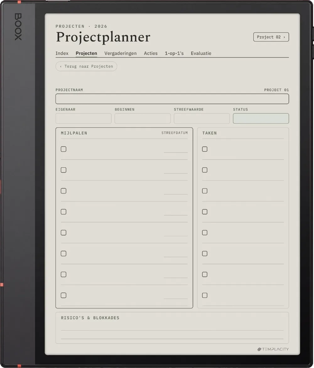 The Planner Het projectendashboard