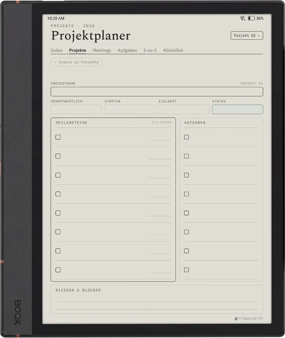Der Planer: Das Projekt-Dashboard
