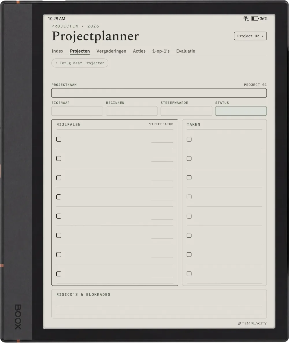 The Planner Het projectendashboard