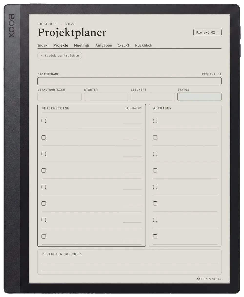 Der Planer: Das Projekt-Dashboard
