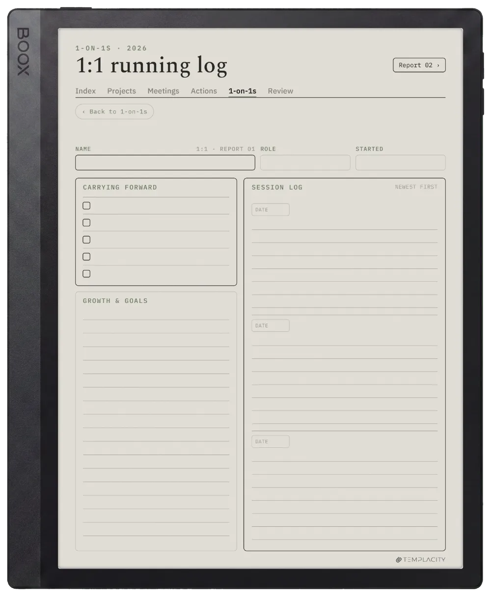 The Planner · Work Boox Tab Ultra C Pro page 5
