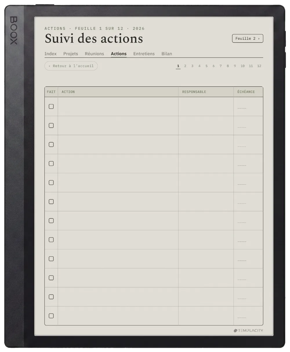 The Planner · Work Boox Tab Ultra C Pro page 2