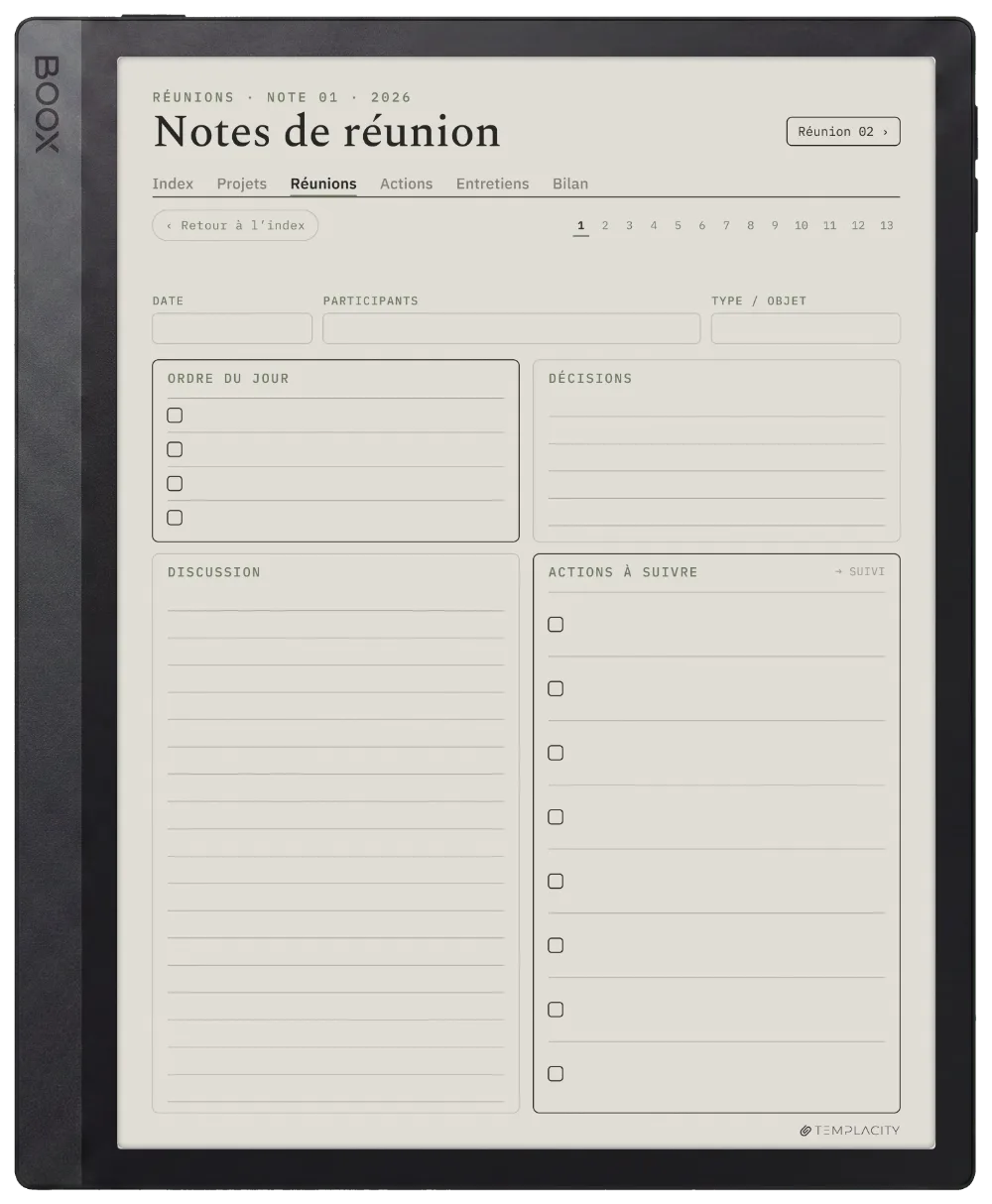 The Planner · Work Boox Tab Ultra C Pro page 3