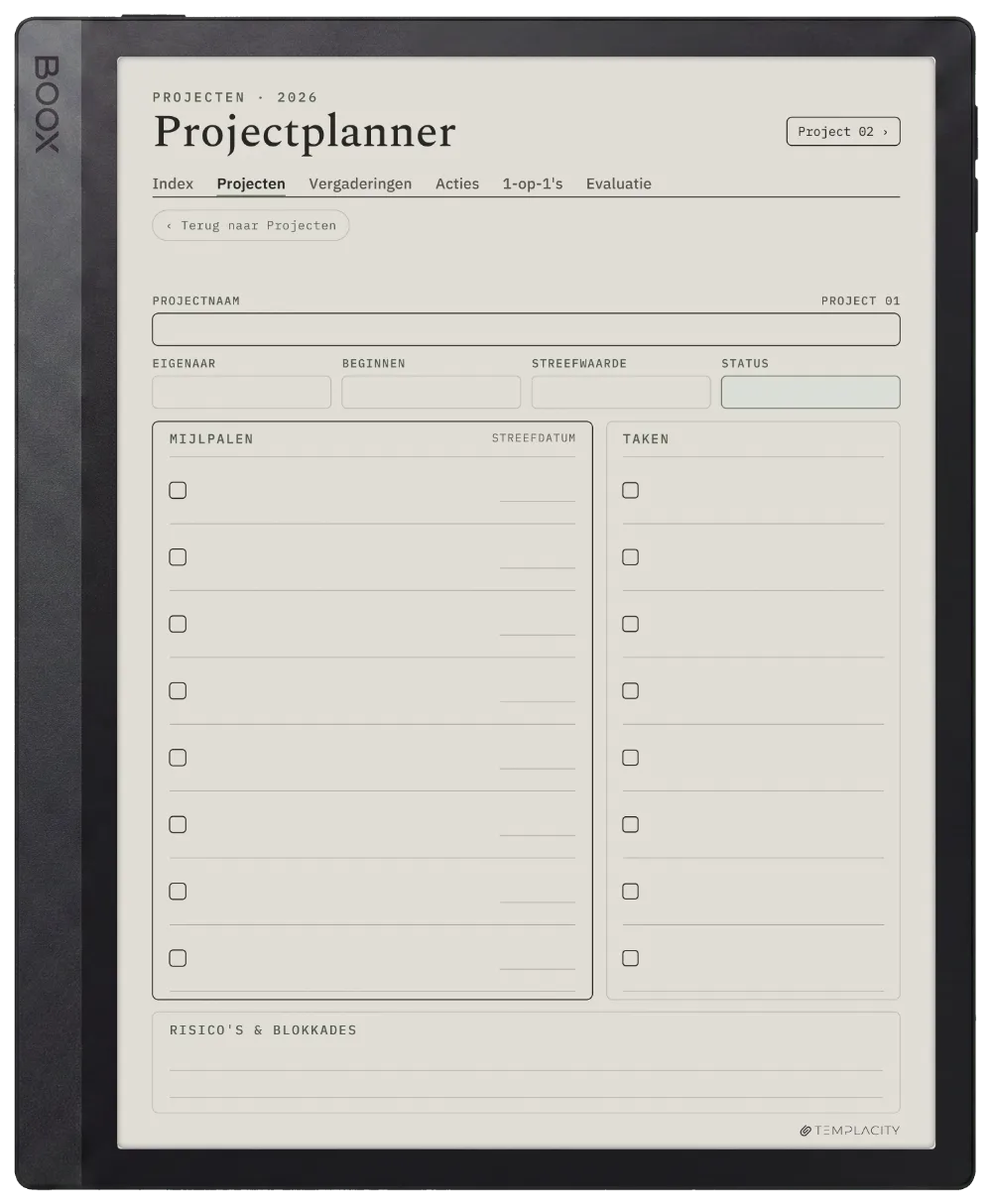 The Planner Het projectendashboard