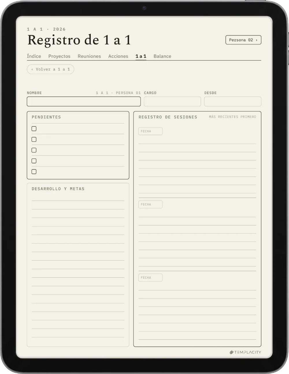 The Planner · Trabajo iPad página 5
