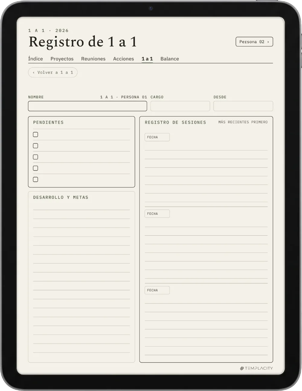The Planner · Trabajo iPad página 5