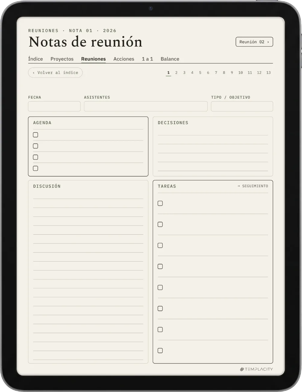 The Planner · Trabajo iPad página 3