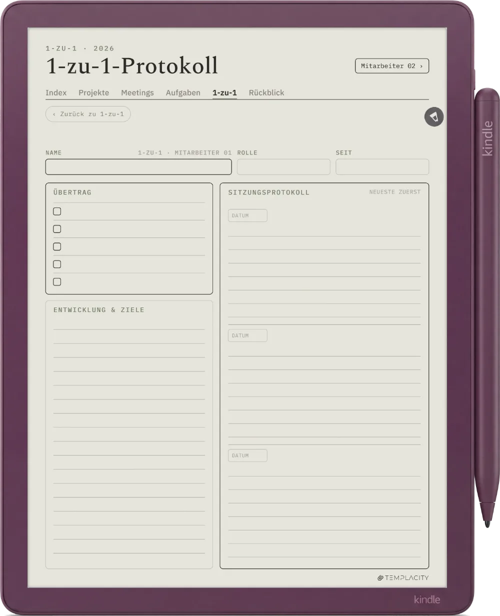 The Planner · Work Kindle Scribe Colorsoft Seite 5