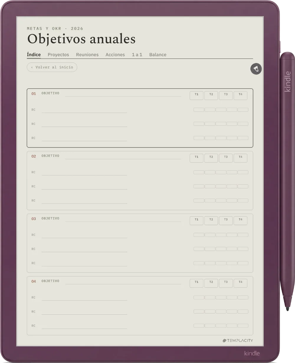 The Planner · Trabajo Kindle Scribe Colorsoft página 4