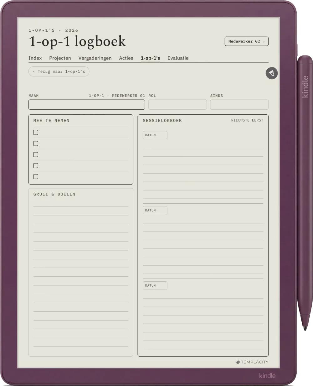The Planner · Werk Kindle Scribe Colorsoft pagina 5