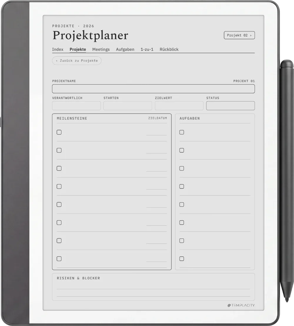 Der Planer: Das Projekt-Dashboard
