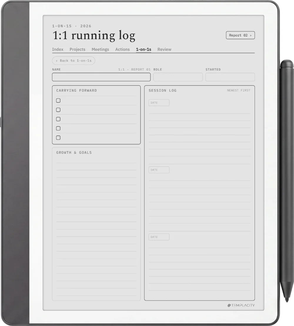 The Planner · Work Kindle Scribe page 5