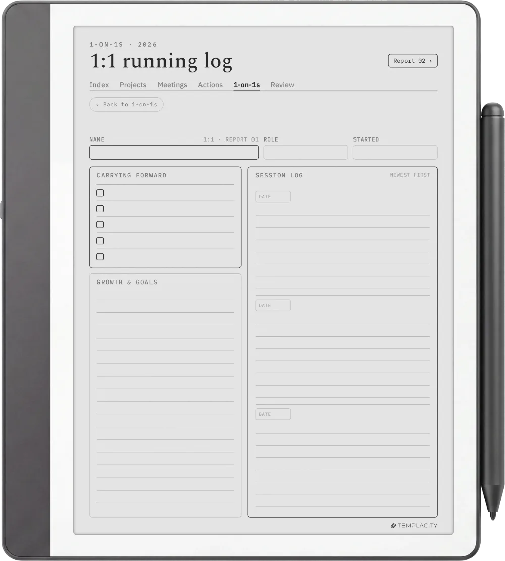 The Planner · Work Kindle Scribe page 5