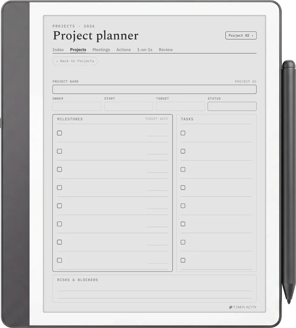 The Planner The Projects Dashboard