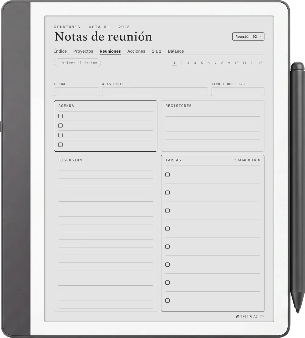 The Planner · Trabajo Kindle Scribe página 3