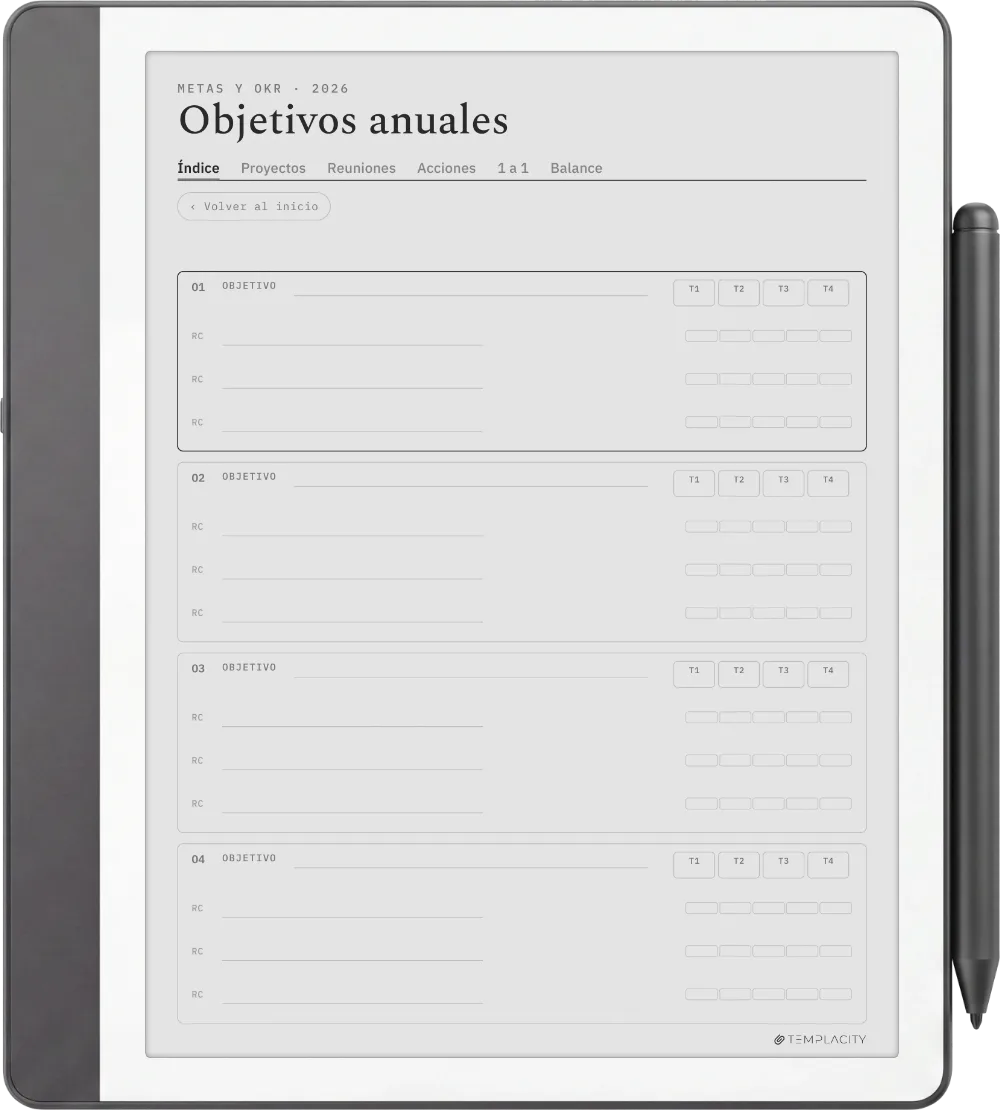 The Planner · Trabajo Kindle Scribe página 4