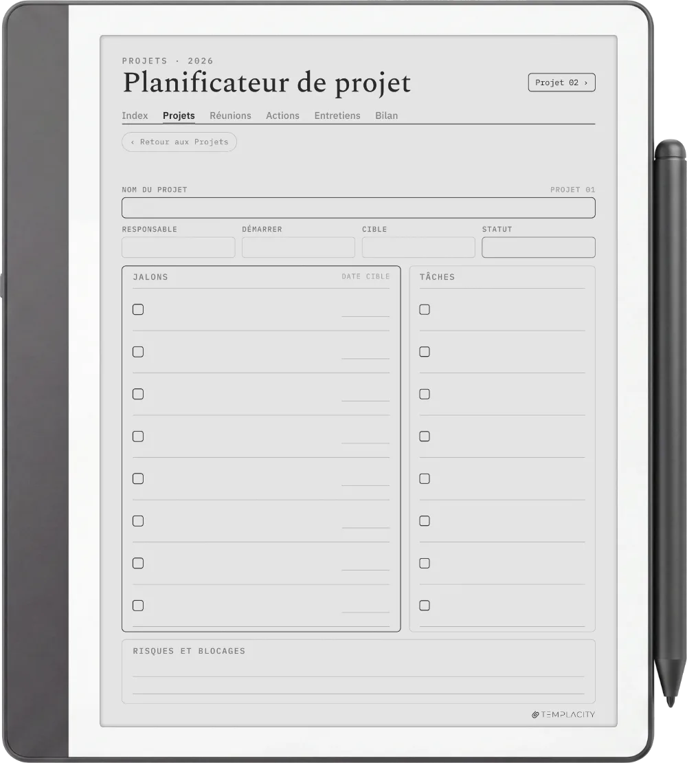 The Planner · Work Kindle Scribe page 1