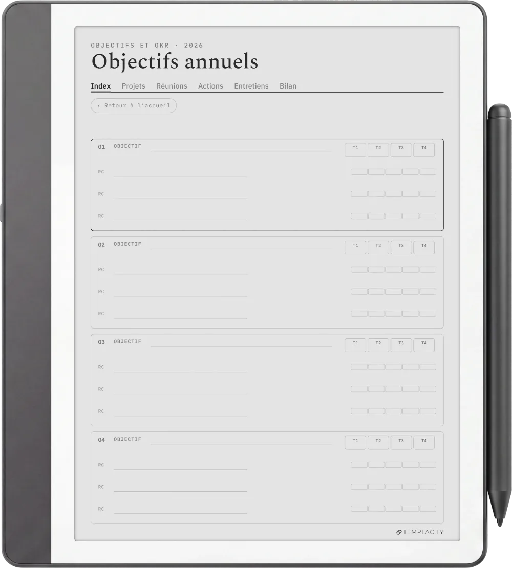 The Planner · Work Kindle Scribe page 4