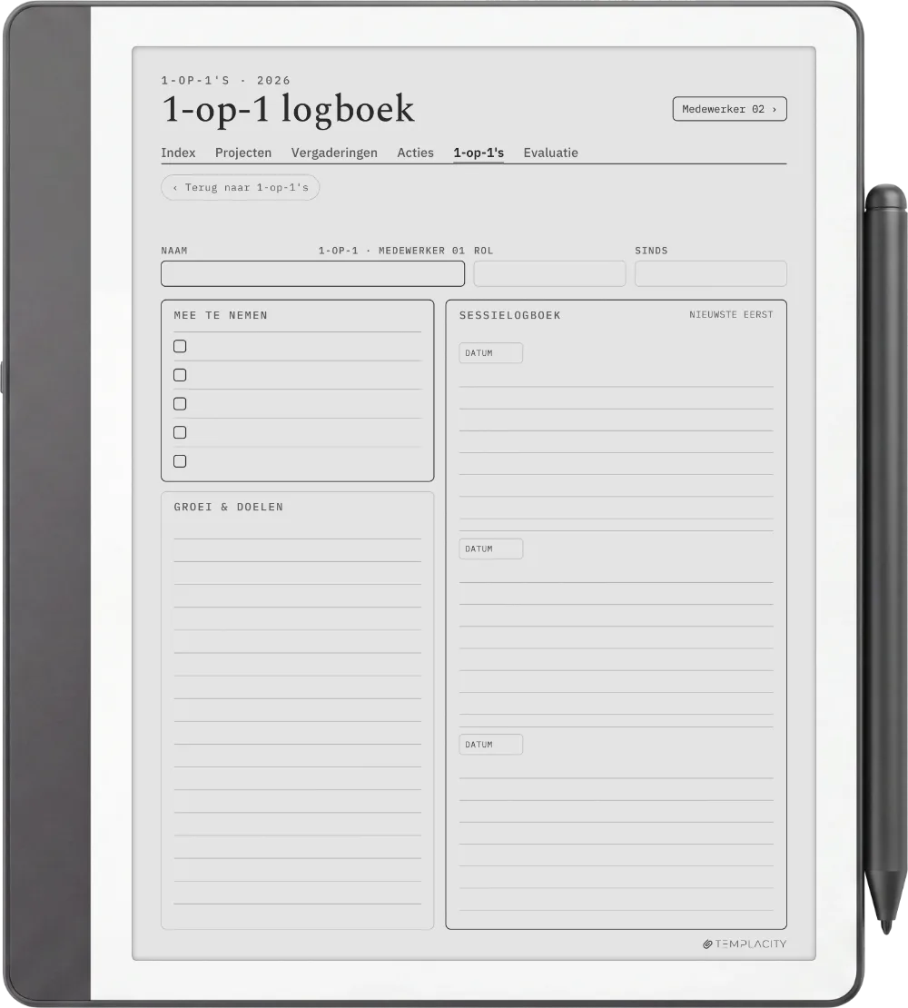 The Planner · Werk Kindle Scribe pagina 5
