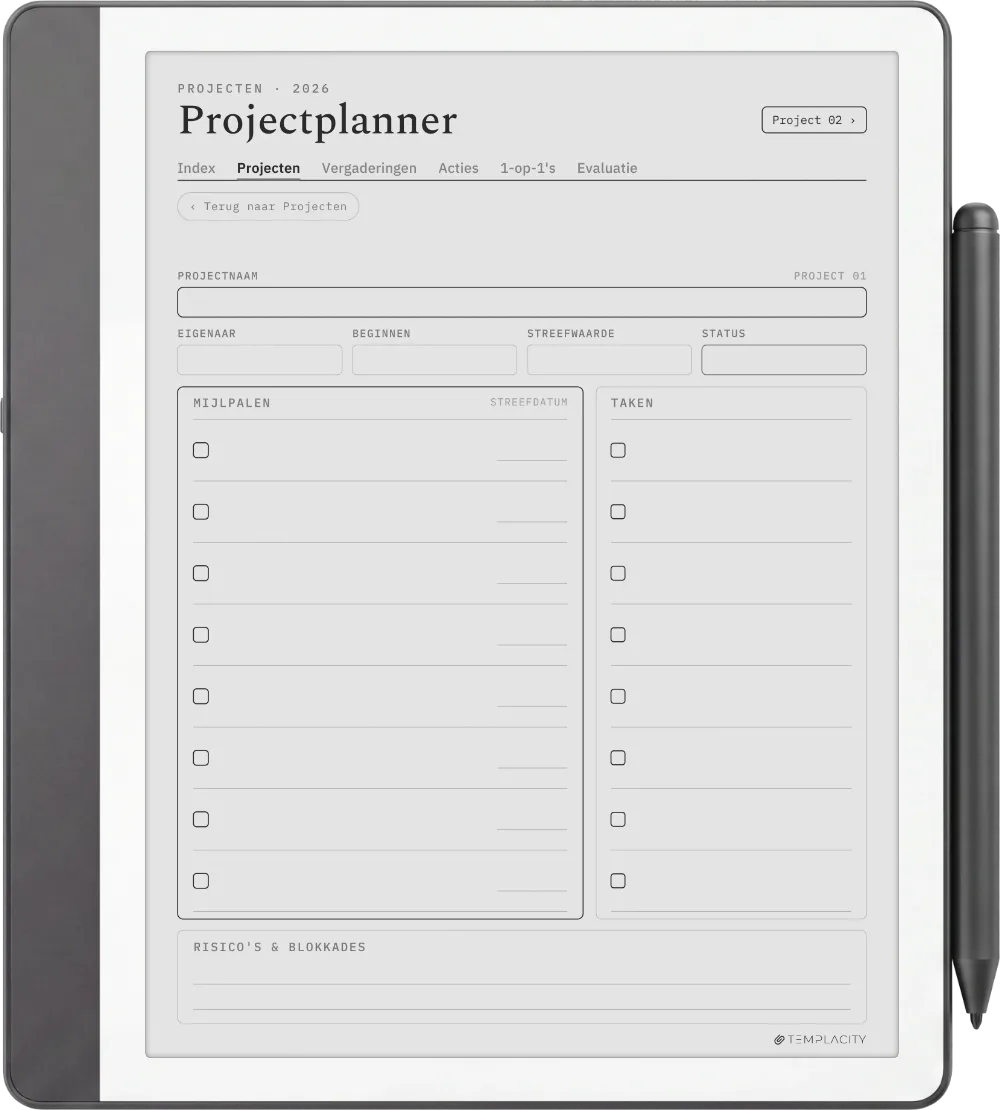 The Planner Het projectendashboard