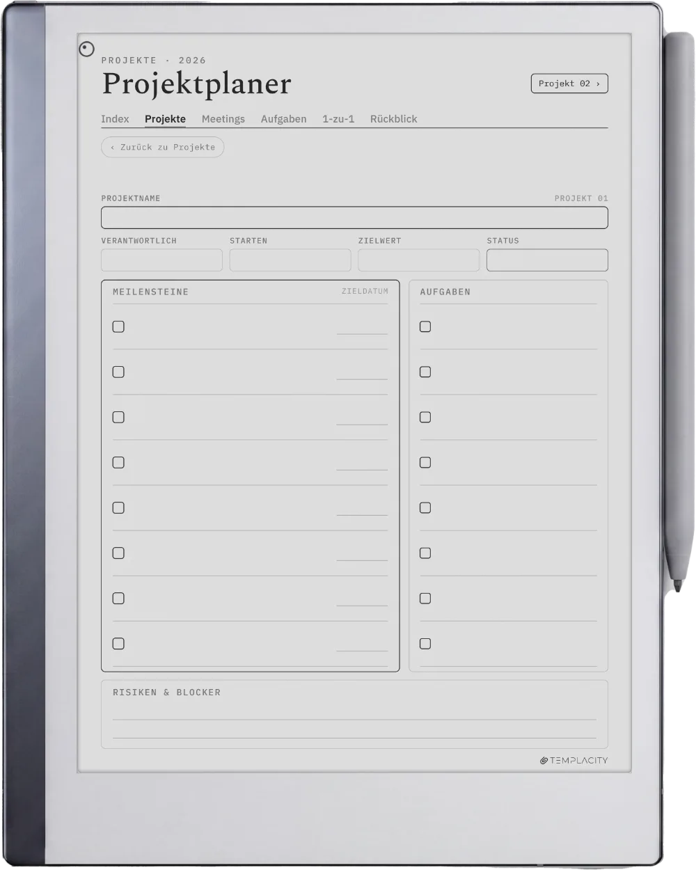 Der Planer: Das Projekt-Dashboard