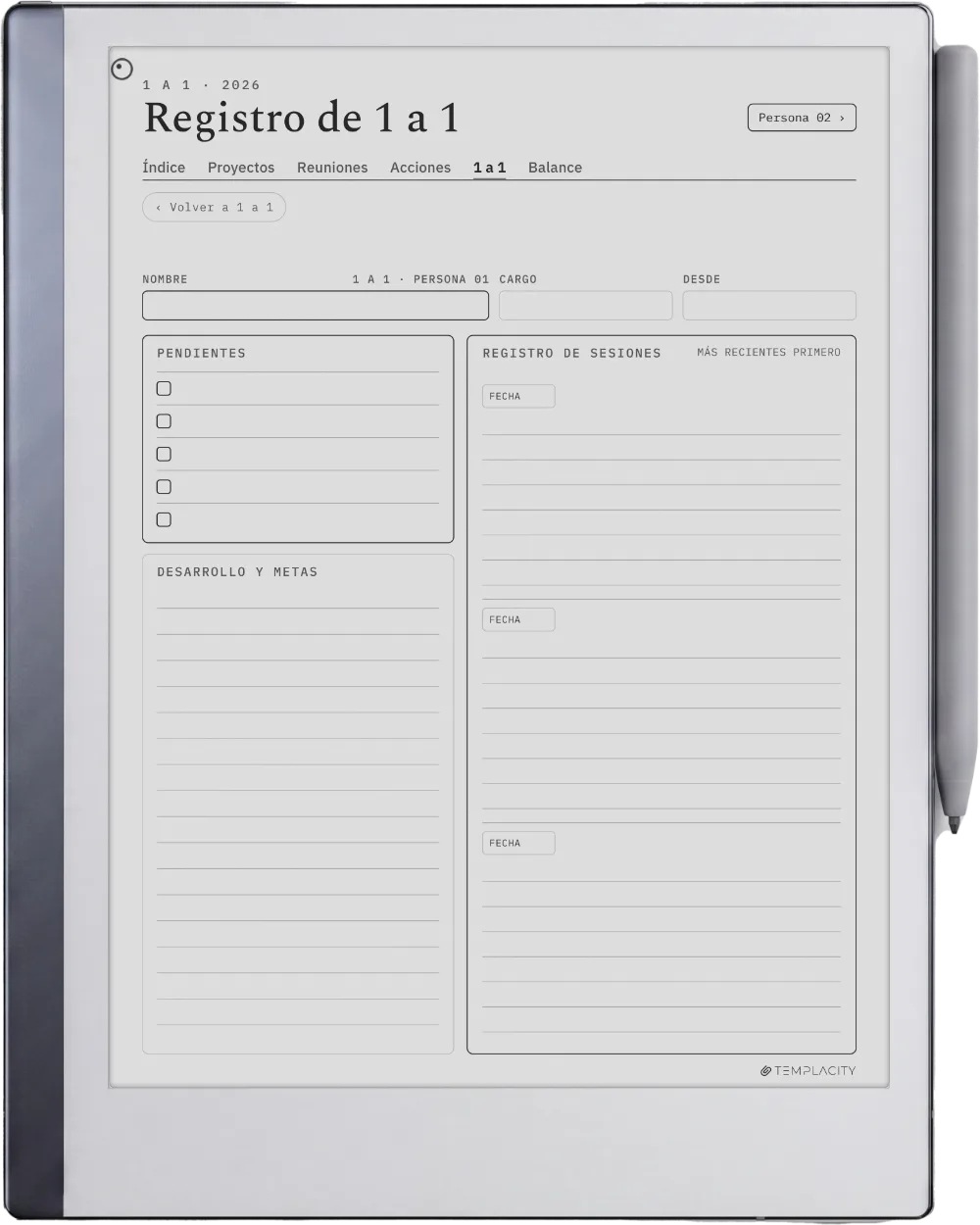 The Planner · Trabajo reMarkable 2 página 5