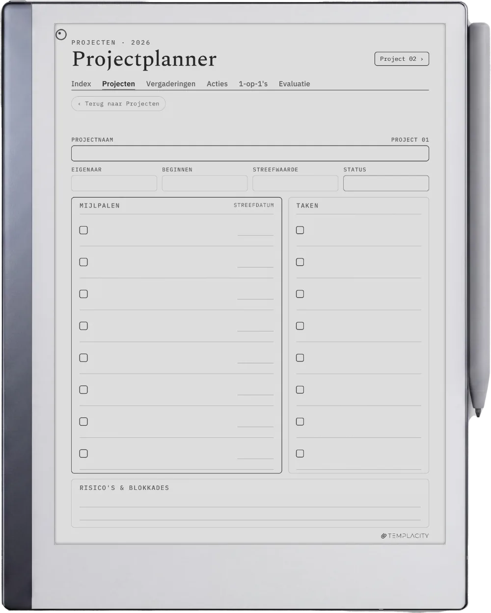 The Planner Het projectendashboard