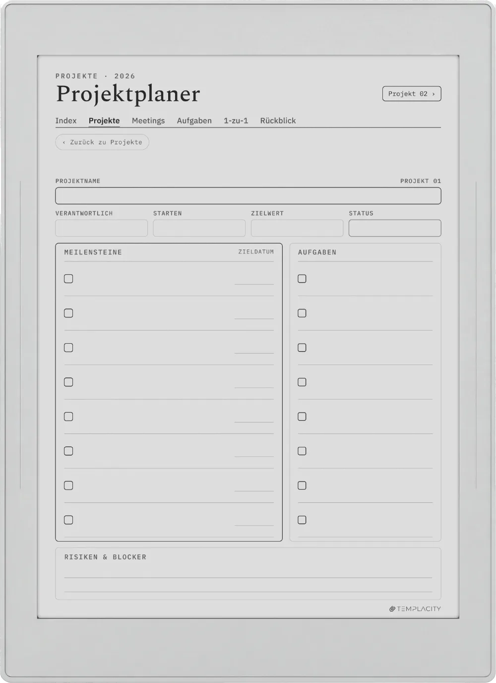 Der Planer: Das Projekt-Dashboard