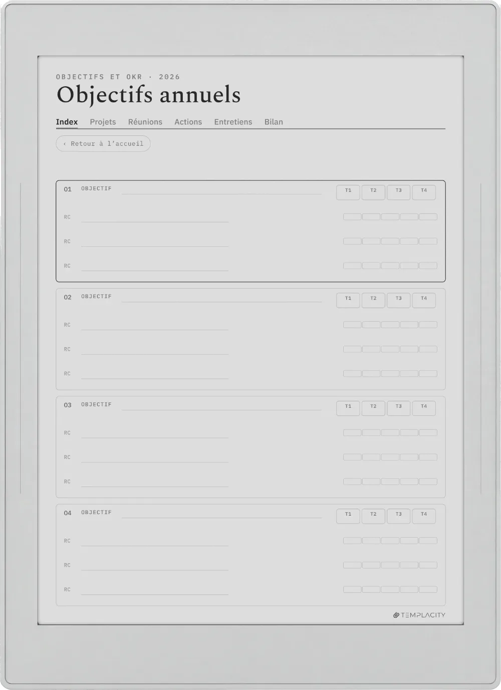 The Planner · Work Supernote Nomad page 4