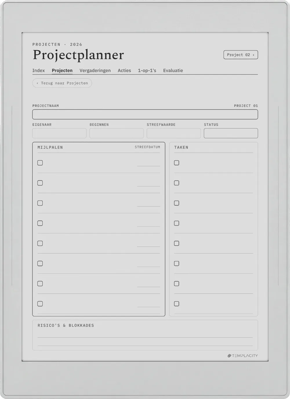 The Planner Het projectendashboard