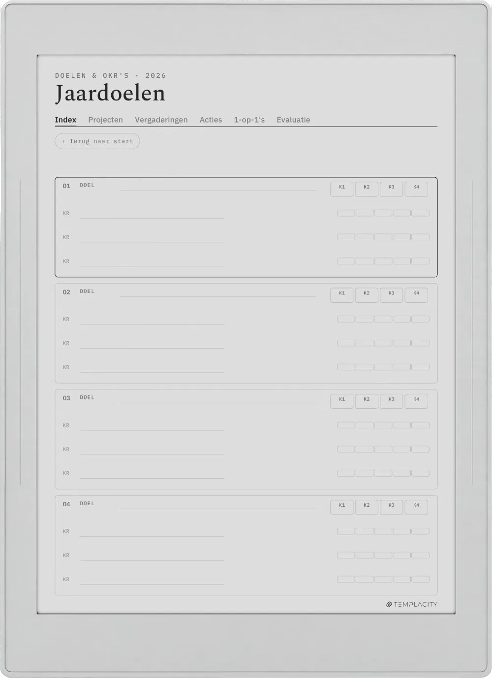 The Planner · Werk Supernote Nomad pagina 4