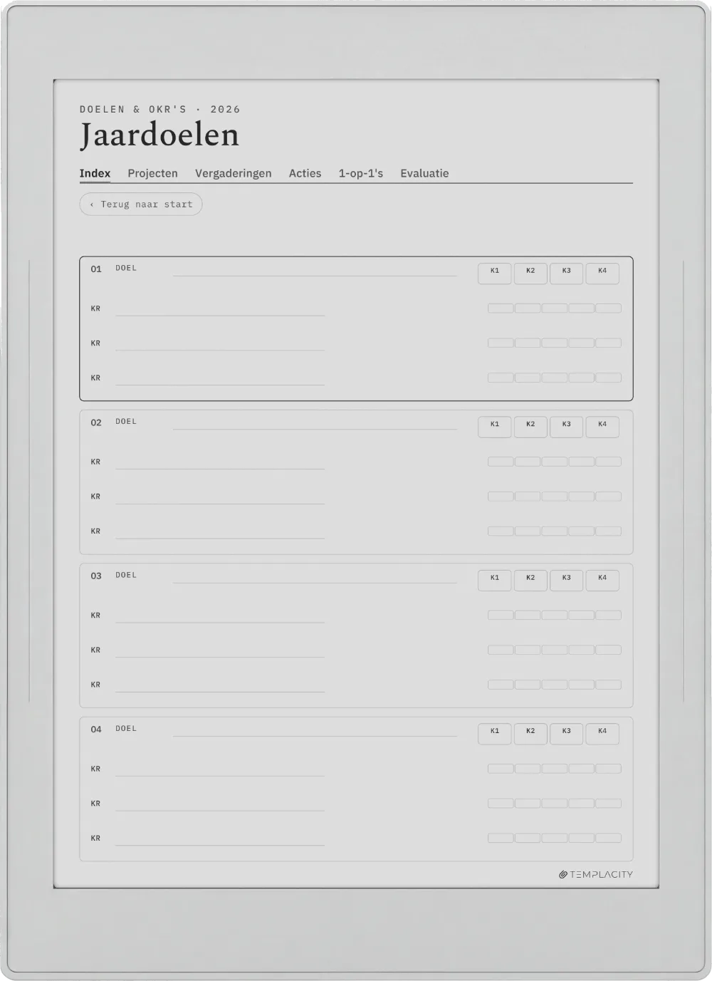 The Planner · Werk Supernote Nomad pagina 4