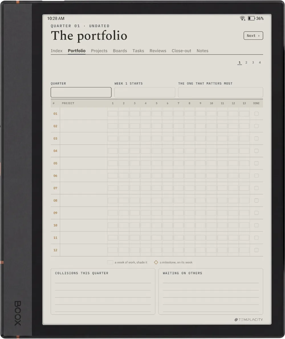 The Planner The Portfolio