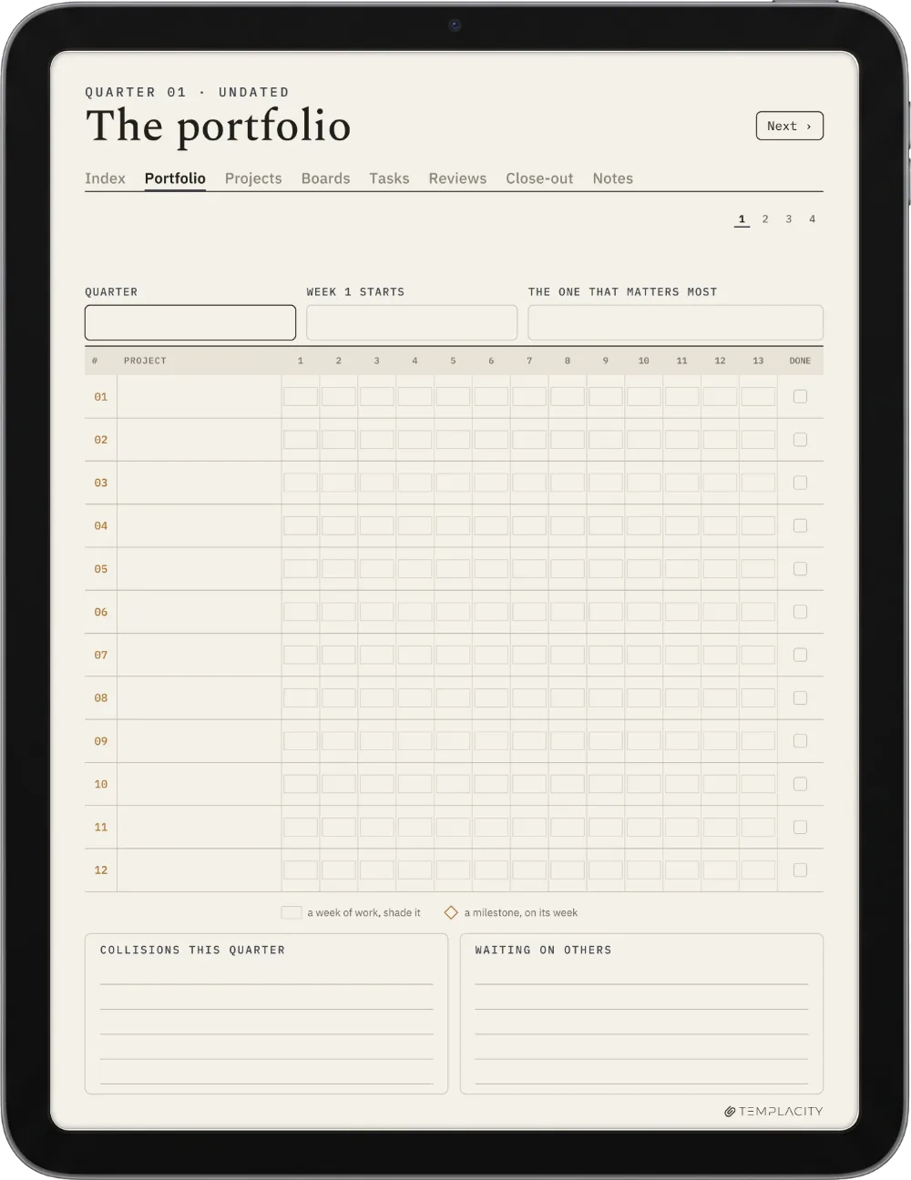 The Planner The Portfolio