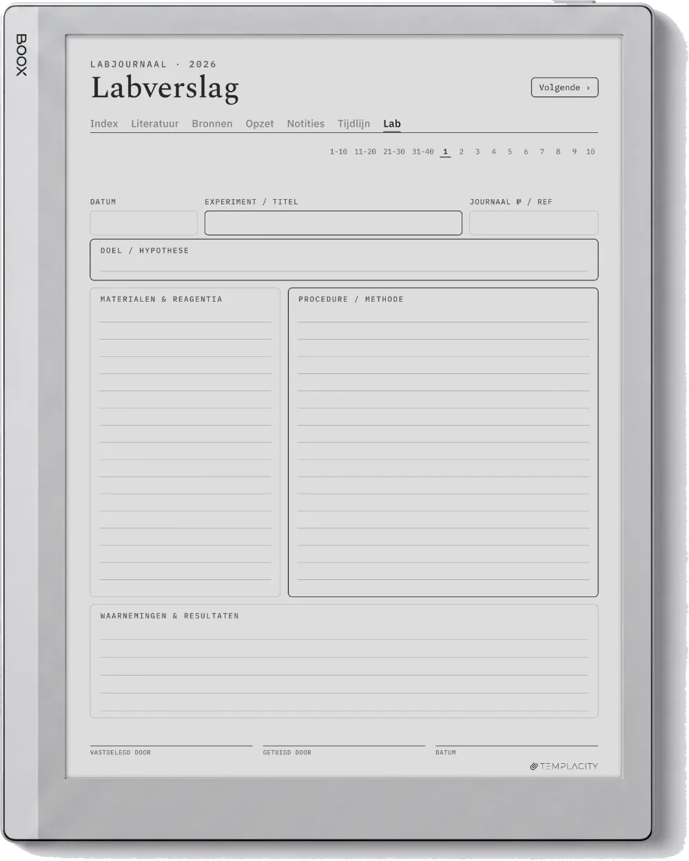 The Planner · Onderzoek Boox Go 10.3 pagina 5